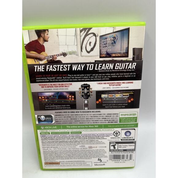 Rocksmith 2014 Edition (Microsoft Xbox 360) Complete - Picture 2 of 6